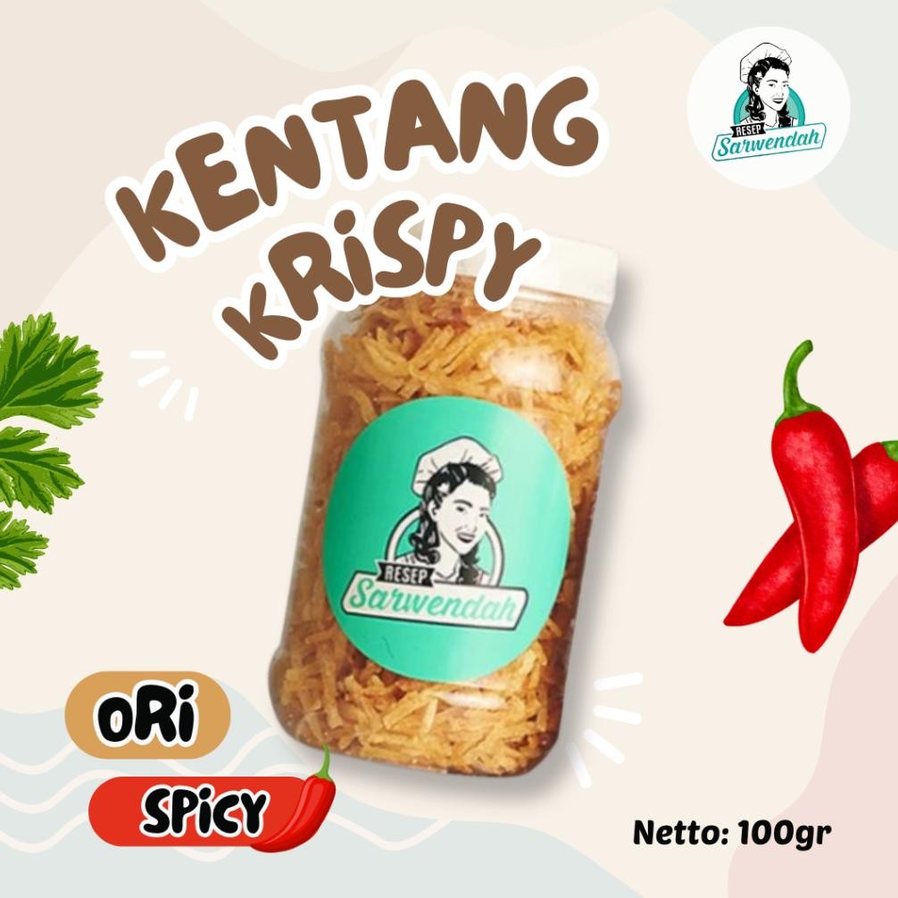 

Resep Sarwendah - Kentang Krispy (/Spicy)/ Kentang Mustofa Ori & Spicy 100Gr Terbaru
