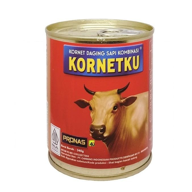 

Kornetku Kornet Daging Sapi Corned Be Pronas Halal 340Gr (Isi 24) Dus - Cargo Terbaru