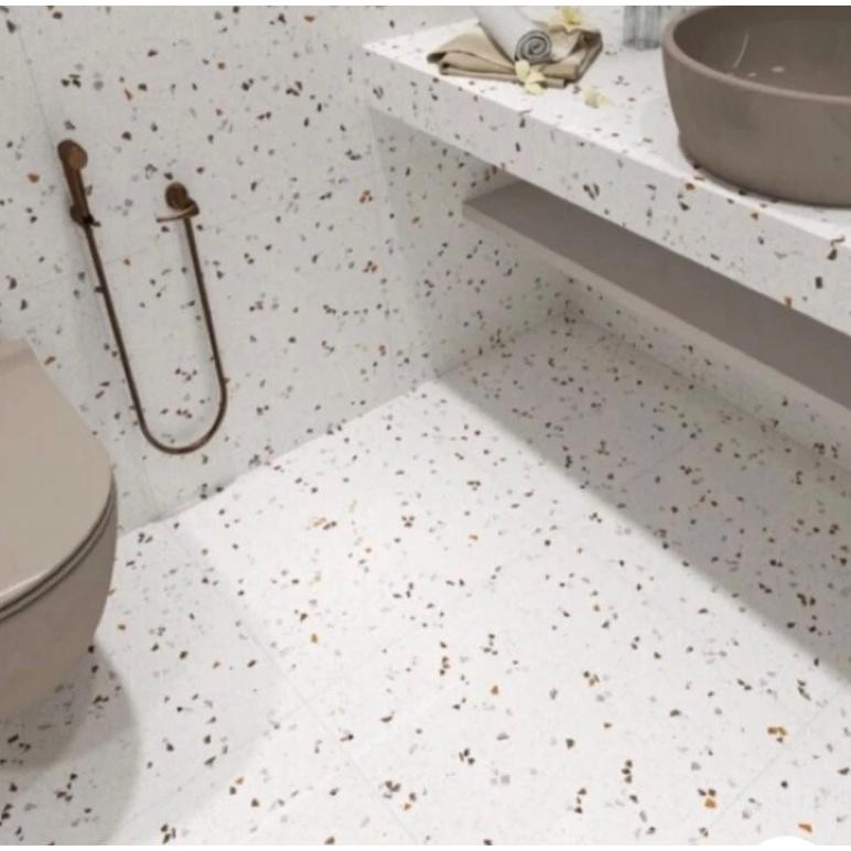 Terlaris | Terbaru | Best Seller | Termurah Keramik 50X50 Terazzo Teraso Random Kasar Matt Kesat Lan