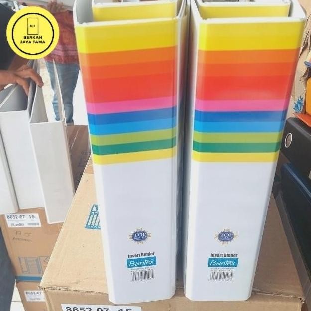 

Tersedia Bantex Insert Binder A4 3 Ring 52mm #8652 07 | 3D Ring Binder Arsip