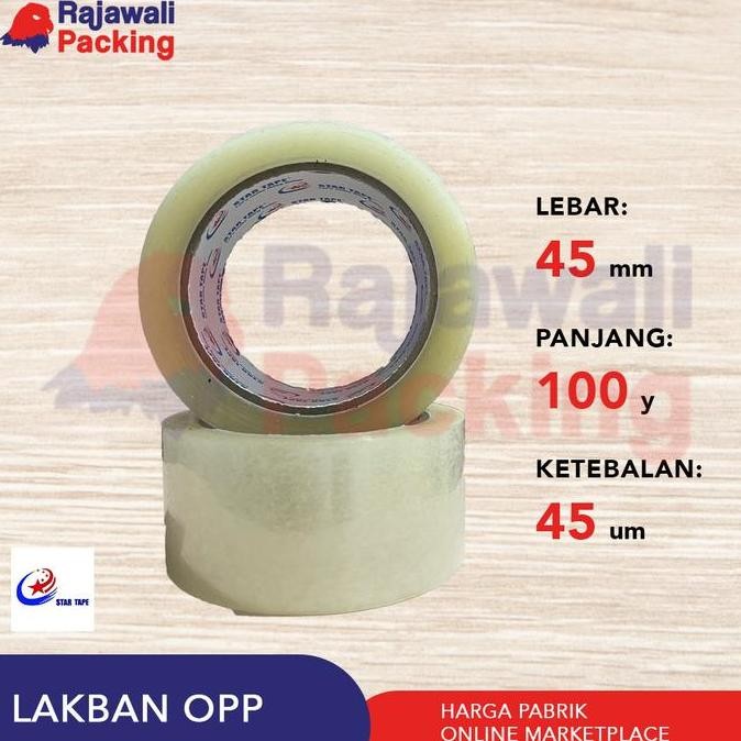 

[DUS] LAKBAN 2 INCH X 100 YARD STAR TAPE ORIGINAL DAN TERPERCAYA