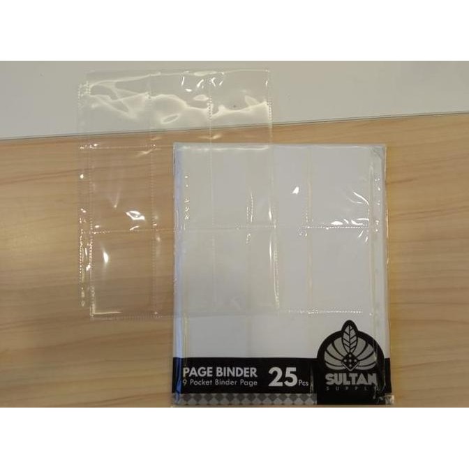 

Tersedia Sultan Binder Page 9 Pocket Isi 25 Ct - Binder Praktis & Fungsional