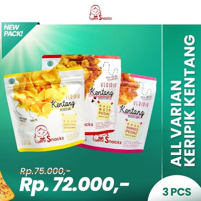 

Bundling All Varian Kentang (New Pack) Pasti Ori