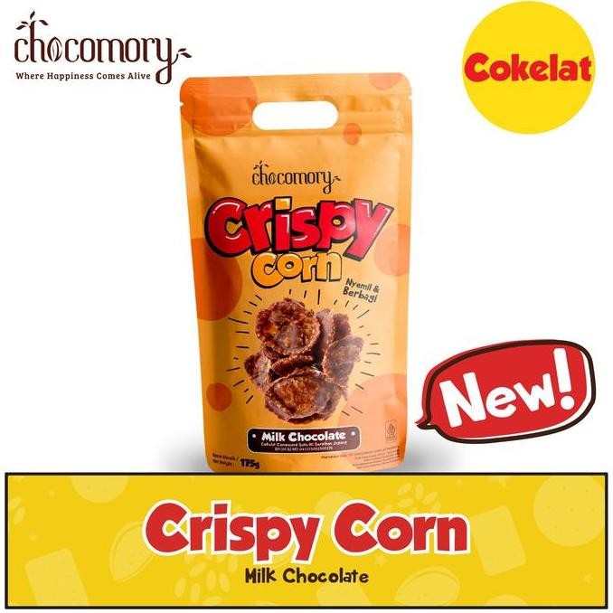 

Crispy Corn Milk Chocolate Camilan Jagung Cokelat Renyah Unik Stok Terbatas