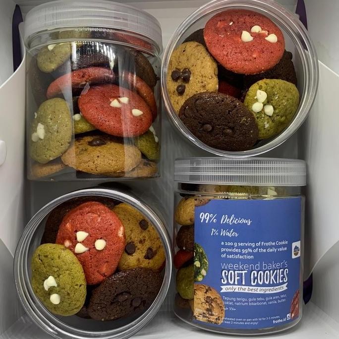 

Frothe Kuni Mini Cookies Original Red Velvet Matcha Double Choco Stok Terbatas
