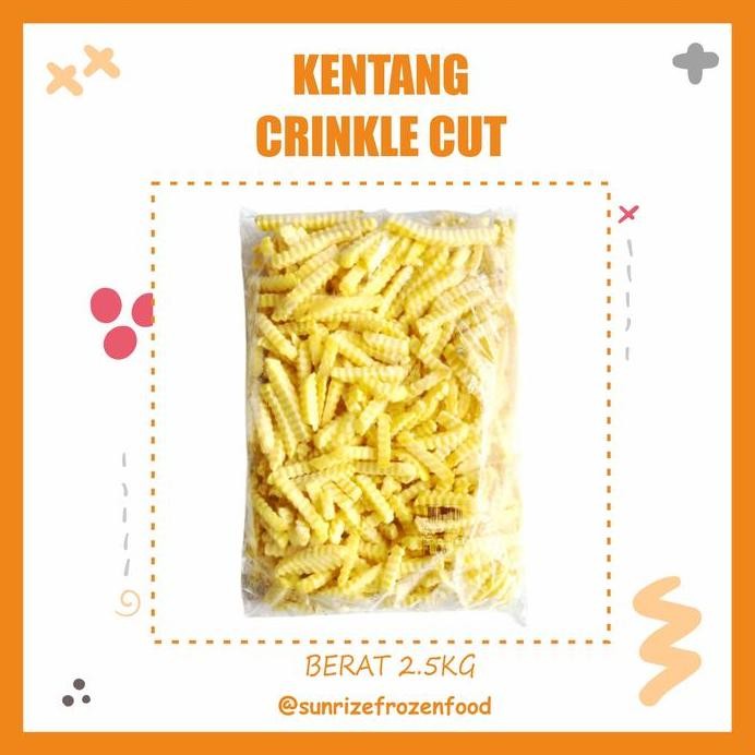 

Kentang Crinkle Cut 2.5Kg Pasti Ori