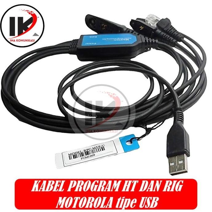 Promo KABEL PROGRAM HT DAN RIG MOTOROLA COD