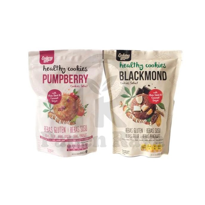 

Ladang Lima Blackmond / Pumpberry Cookies 180gr | Gluten Free Kukis Stok Terbatas