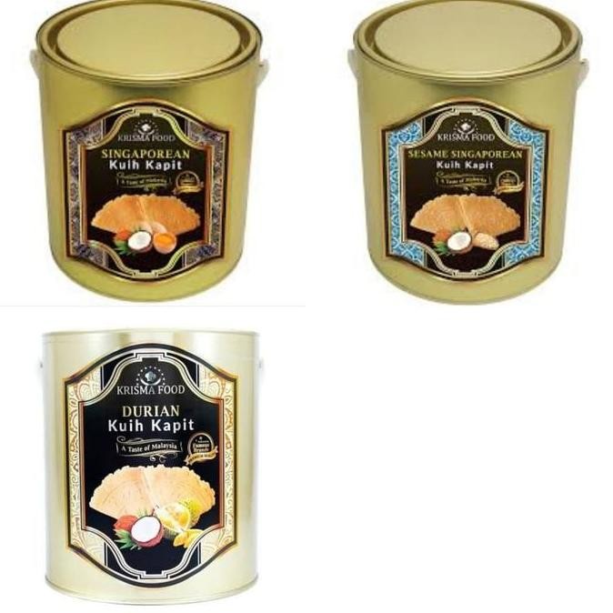 

Kue Semprong Lipat / Kuih Kapit Singapore 400gr - Krisma Food Premium Stok Terbatas