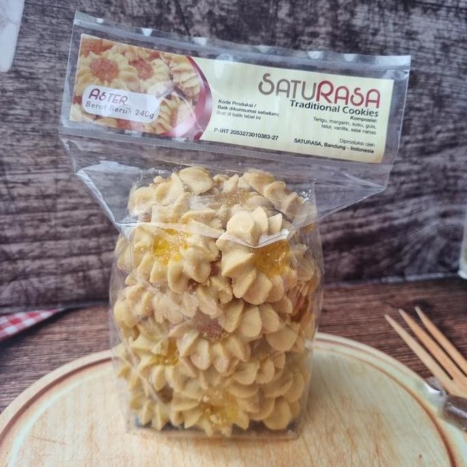 

Kue Aster Semprit Tradisional Bandung Satu Rasa 250gr Stok Terbatas