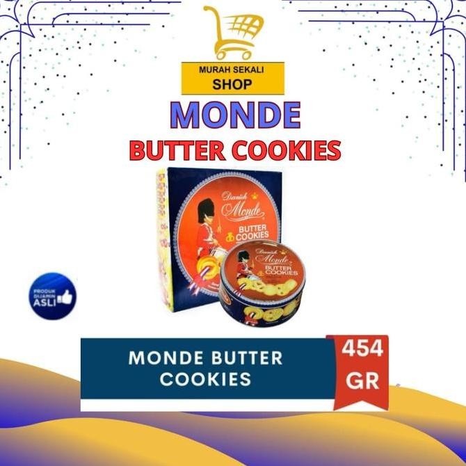 

Monde Butter Cookies 454gr - Kue Kering Butter Original Stok Terbatas