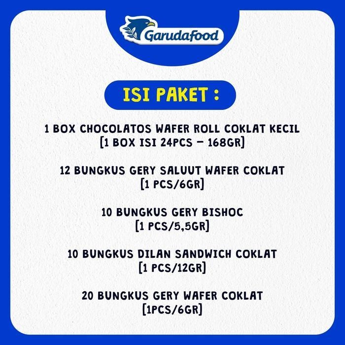 

CCF [GARUDAFOOD] PAKET CEMILAN FULL COKLAT