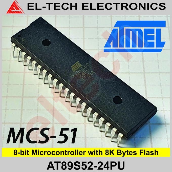 AT89S52 AT89S AT 89S52 8952 8752 89S 89 S 52 24PU MCS-51 MCS MURAH