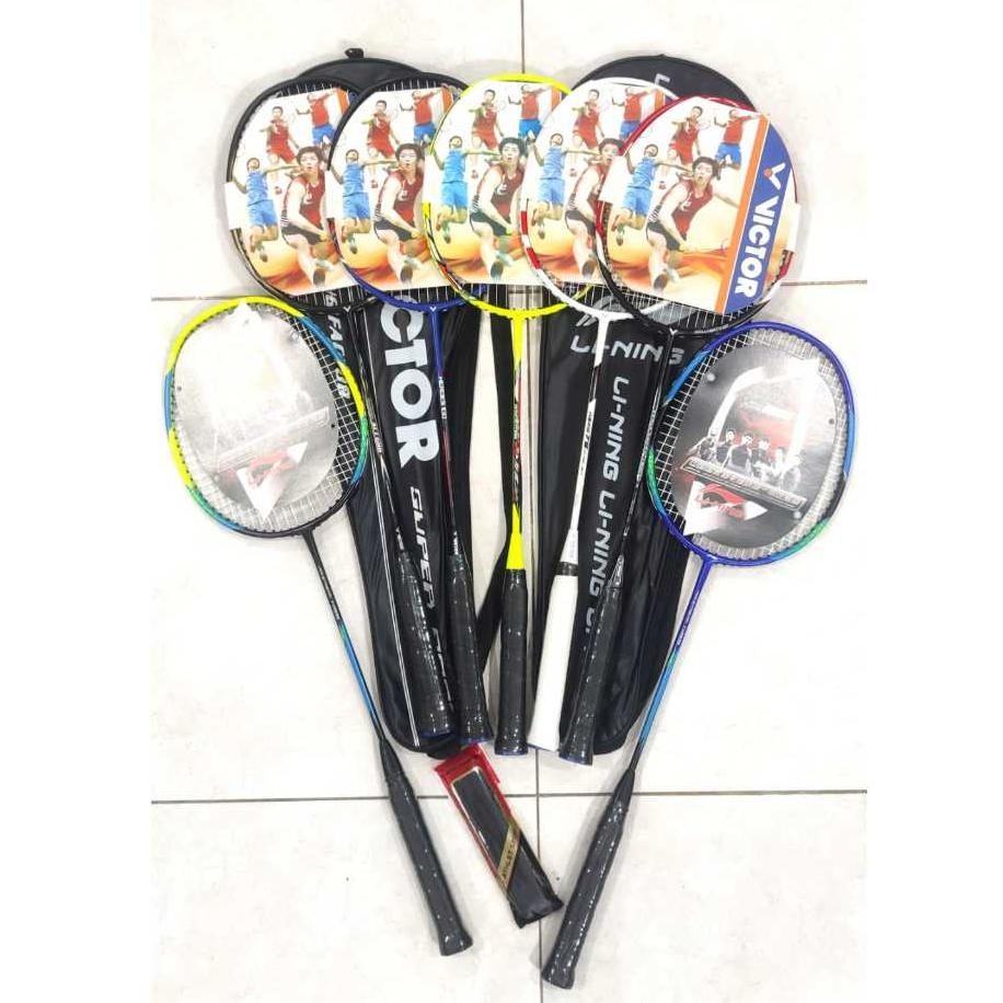 DF286>> Raket Bulutangkis Victor Raket Badminton Victor Grade Ori FREE GRIP HANDUK