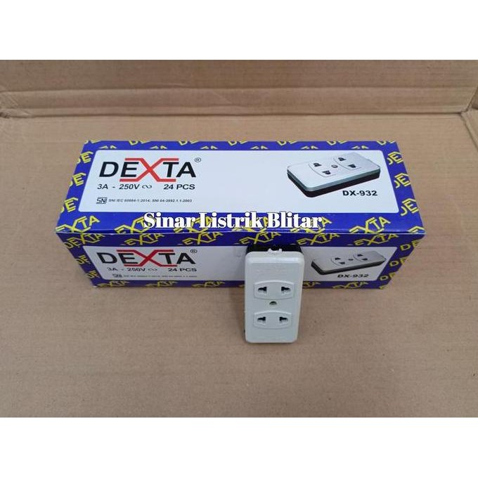 Dexta Terminal Stop Kontak Gepeng Lubang 2 Dx-932 Original