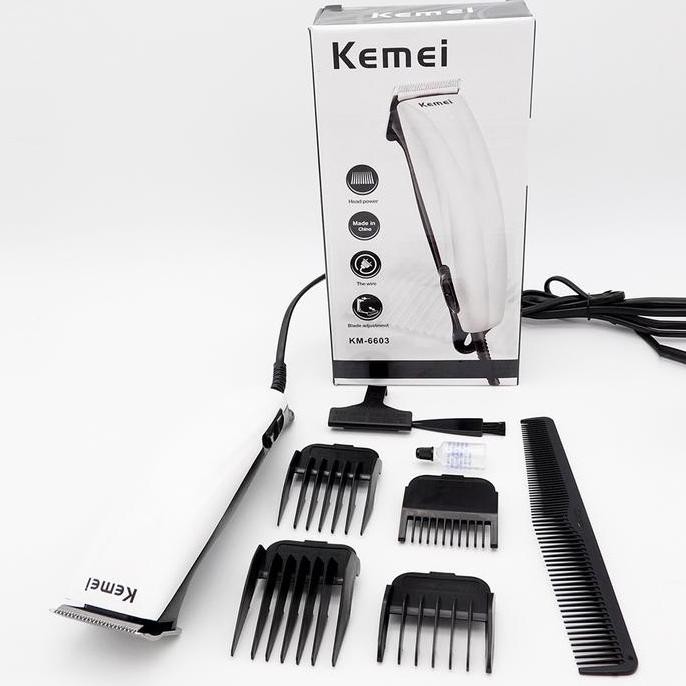 Zillo Mesin Cukur Rambut Listrik Kemei Alat Pencukur Rambut Kumis Jenggot Cukuran Set Bonus Gunting 