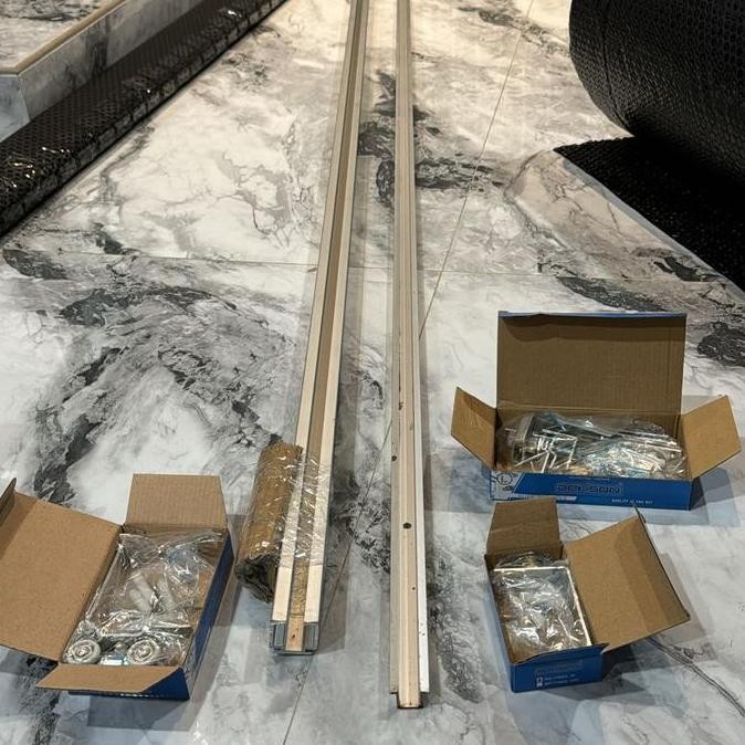 Rel Pintu Lipat Dekson 7166 2Meter Track Aluminium Folding Dekkson Kualitas Terbaik Harga Termurah