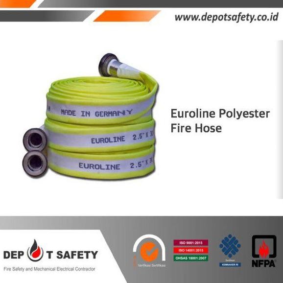 Euroline Fire Hose Machino Coupling 2.5" X 30M Co