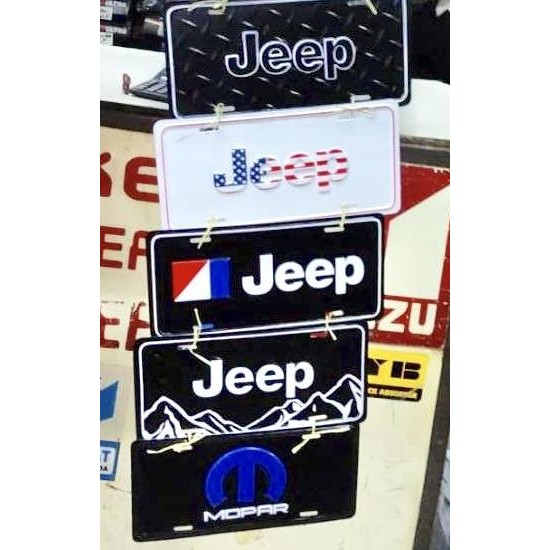 Plat Nomor Aksesoris Jeep Wrangler Restock