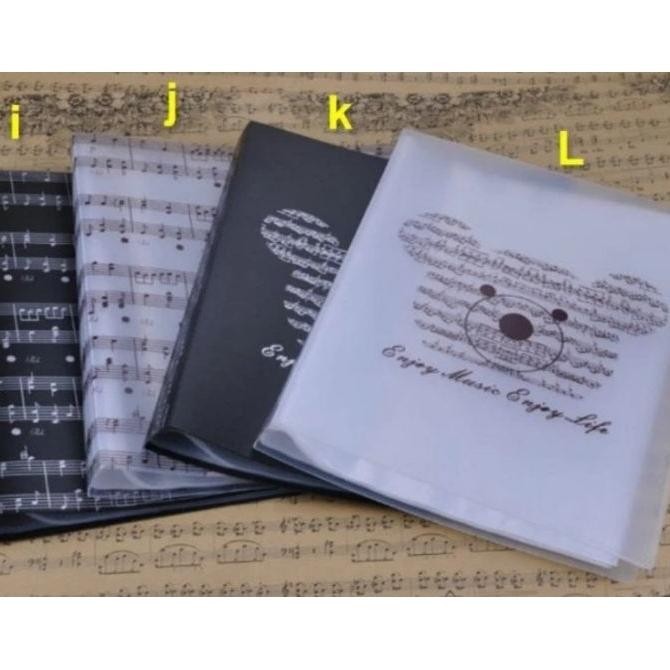 

Map Plastik Partitur Dokumen Musik Music Clearholder A4 Isi 40 Lembar