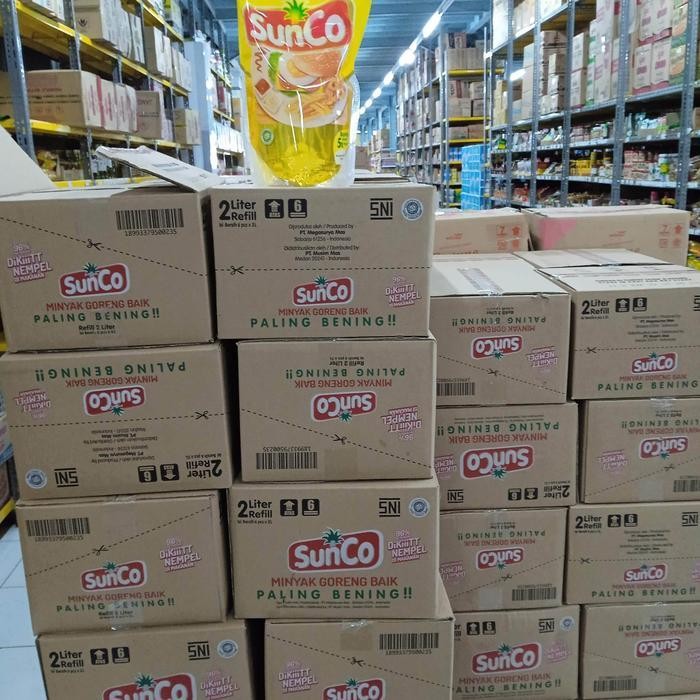 

Rps Sunco | 2 Liter, Kemasan Refill >> Minyak Goreng Sawit Paling Bening Oil