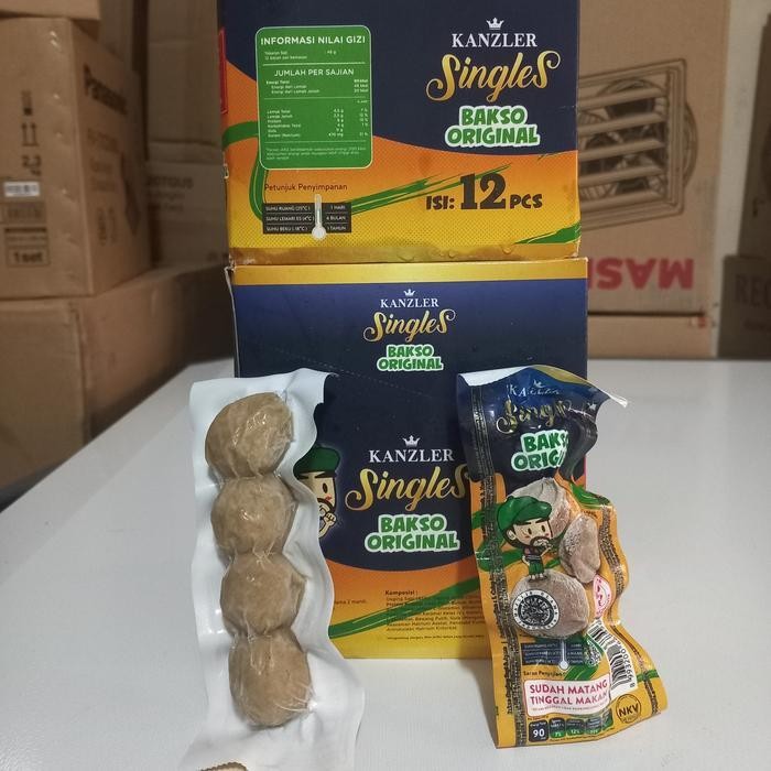 

Rps Baso Sapi Original Kanzler Bakso Sapi Kanzler Single Pack 65G Isi 4Pc