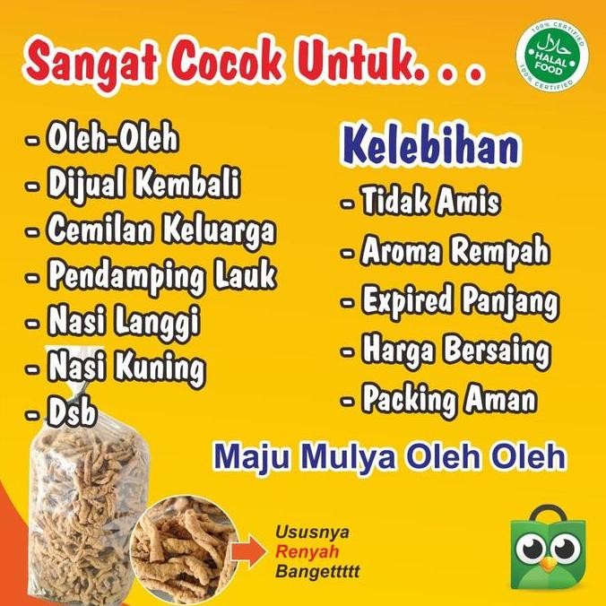 

RPS Kripik Usus Ayam Super Original 1 Kg Murah Usus Kiloan Usus Crispy