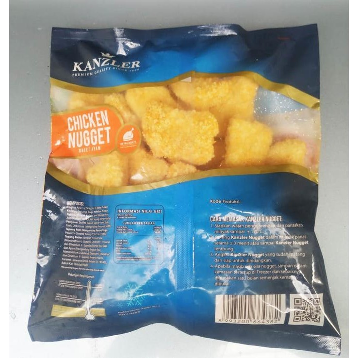 

Rps Kanzler Chicken Nugget Naget Ayam 450 Gram Gr