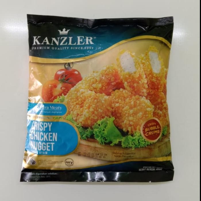 

Rps Kanzler Crispy Chicken Nugget With Bubble Crumb 450Gr Naget Krispi