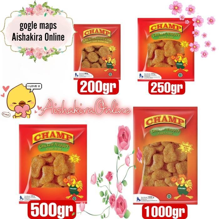 

Ff Champ Naget Ayam | Champ Chicken Nugget - Crunchy 225G
