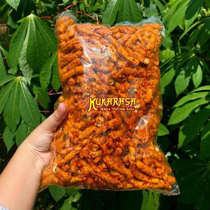

RPS 500 Gram Basreng extra daun jeruk pedas (Kukarasa Snack) Cemilan