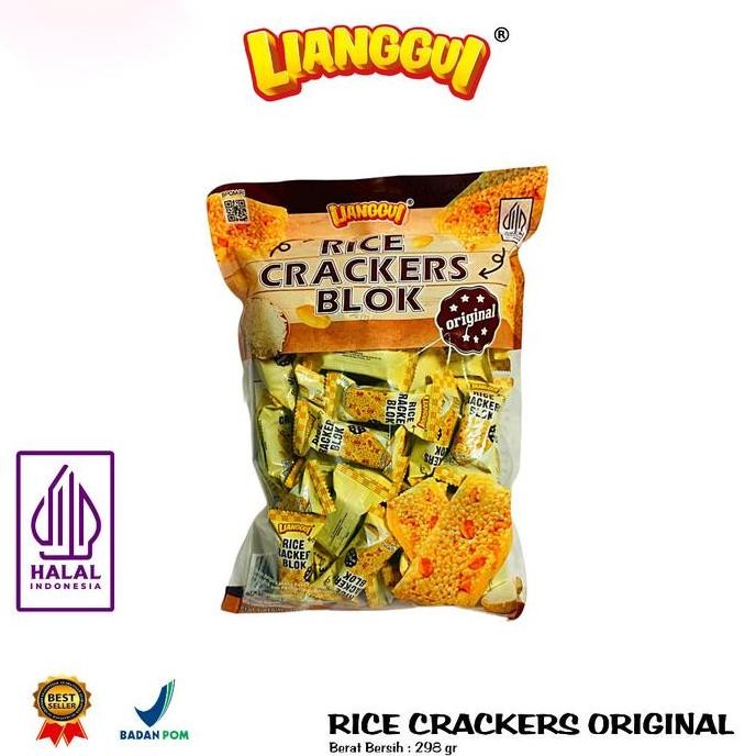 

RPS [ LIANGGUI ] Kue Beras Blok RICE CRACKERS BLOK dengan Bahan Terpilih, Renyah Tak Bikin Bosan, Bisa Digunakan untuk Ganti Makanan dan Menyangkal Lapar, Pilihan Makanan Ringan Yang Baik