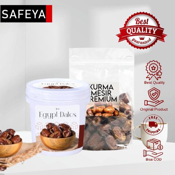 

Rps Kurma Mesir Madu 1Kg Premium Original Super Fresh - Safeya - 1 Kg