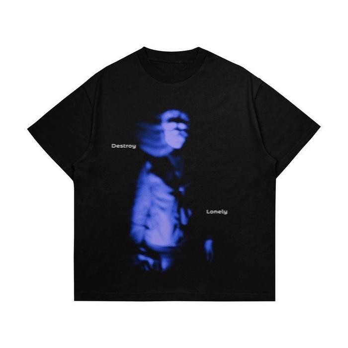 ST Culture Eternelle Destroy Lonely Oversized Tee Baju Oversize Pria Wanita Unisex Kaos Oversize Pre