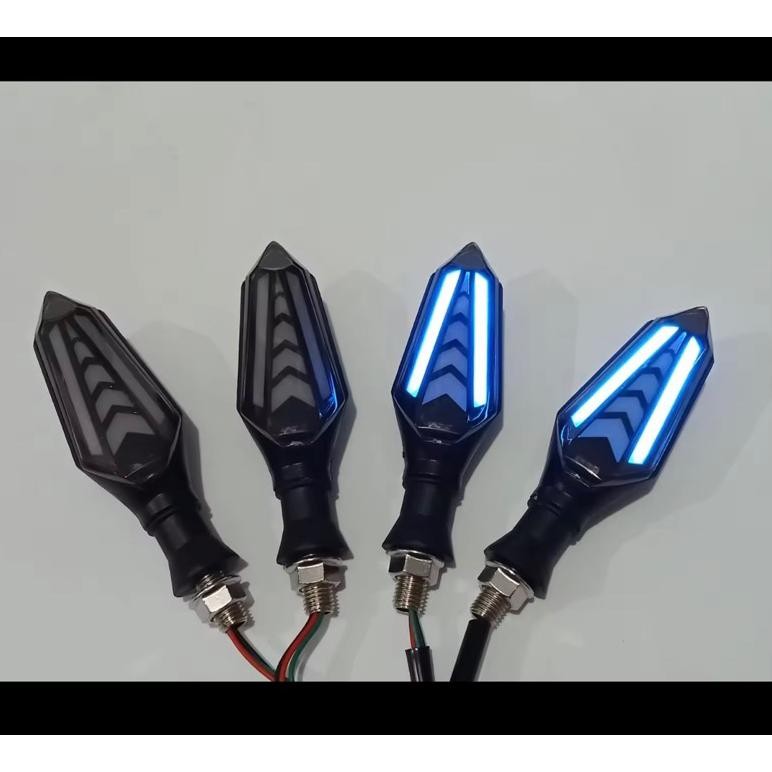 New Lampu Led Fleksibel Running Sen-Lampu Sen Led Universal Sen Running Model Lidi Premium