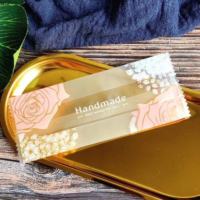 

100pc bungkus nastar jumbo motif rose handmade 12.8x5cm