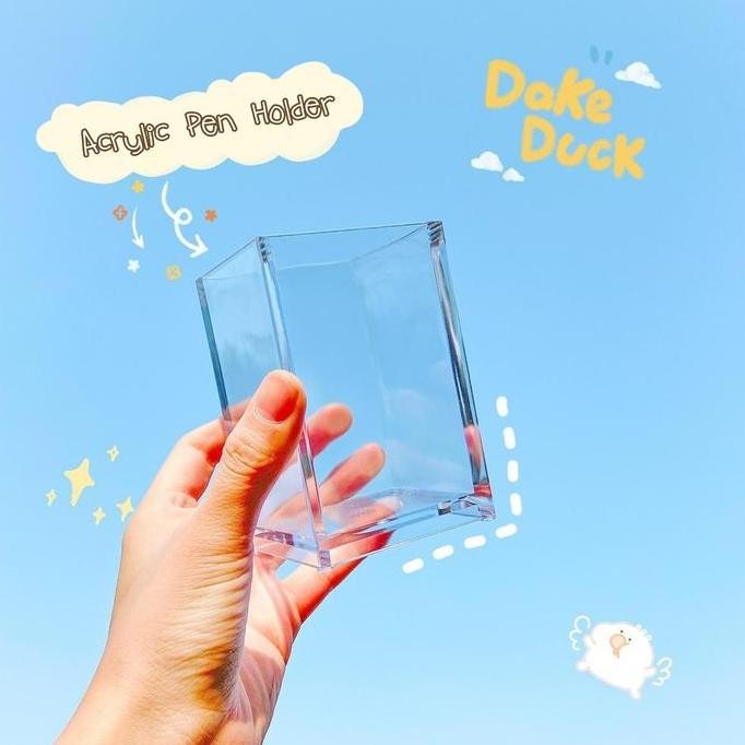 

TERSEDIA MILOLI TEMPAT PENSIL ACRYLIC TRANSPARAN AESTHETIC KOREAN PEN HOLDER F0077