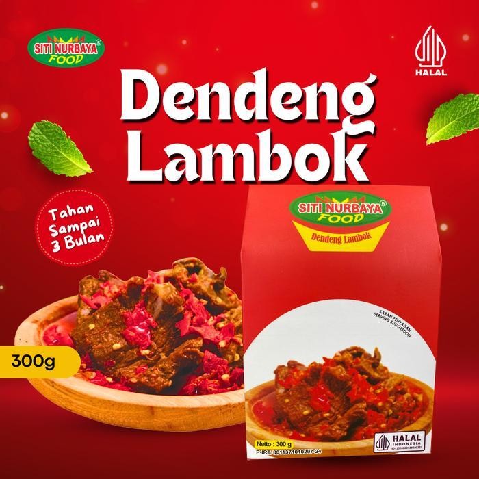 

Rps Dendeng Lambok Cabe Merah & Hijau 300G Siti Nurbaya Food | Makanan Khas Asli Minang Siap Saji