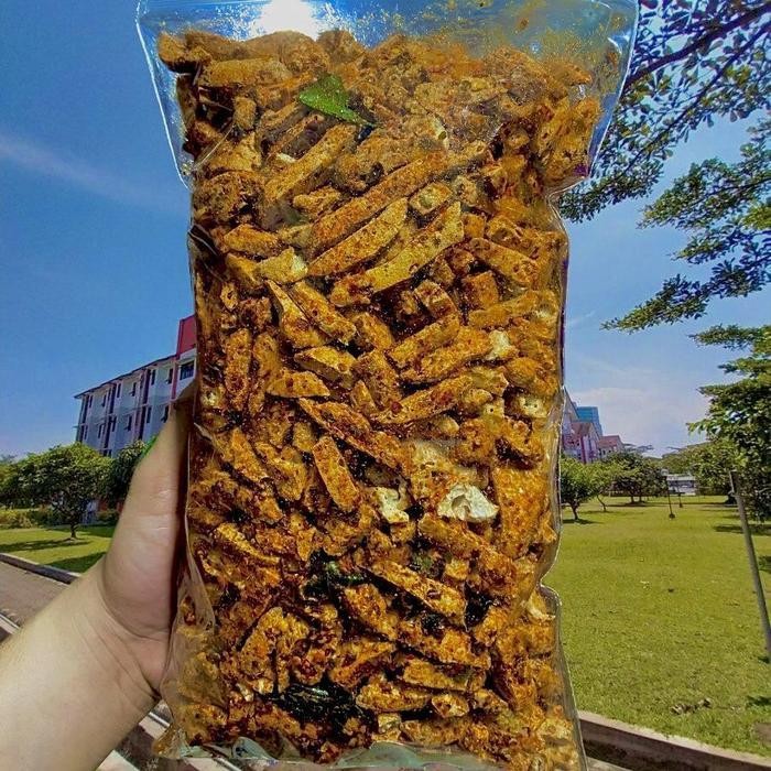 

FF Cemilan BASRENG STIK PEDAS DAUN JERUK GURIH ISI 500/1000gram Kriukk snack Food Kering Makanan