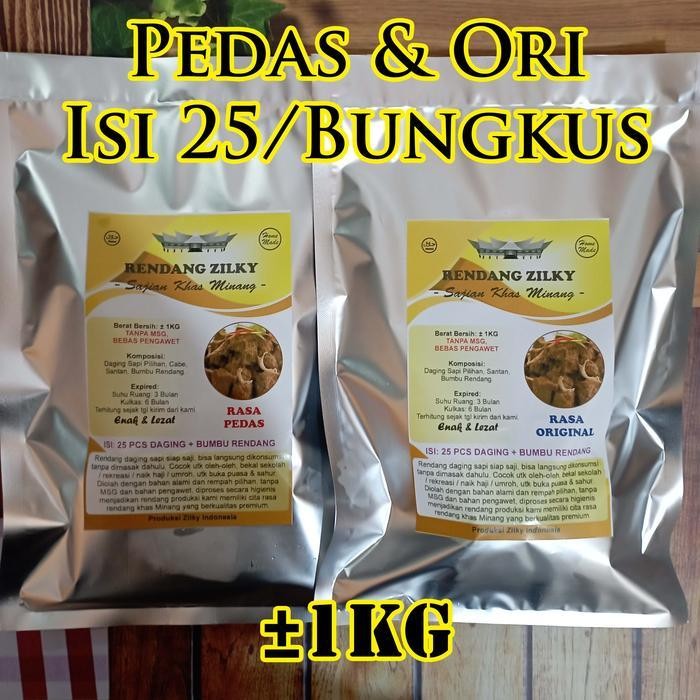 

Rps Rendang Zilky Isi 25 Pcs 1Kg 1 Kg Khas Asli Padang Minang Randang Sapi 1000Gr 1000 Gr Bumbu Original Ori Pedas Pedes Makanan Dalam Kemasan Praktis Ekonomis Siap Saji Bukan Mama Mamah Fuji Puji Murah Enak