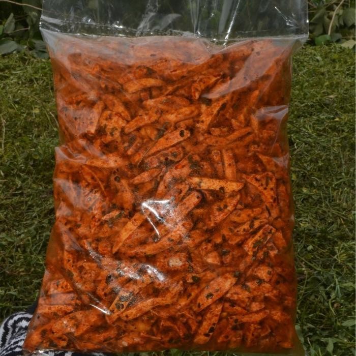 

FF Basreng 1 kg Pedas Daun Jeruk Cemilan Edan Viral Food Snacks Goreng