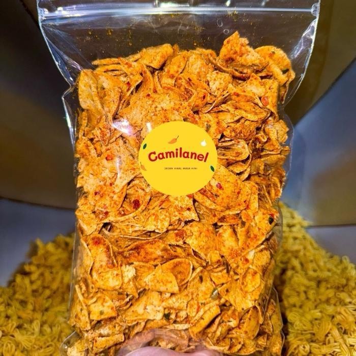 

FF Basreng Pedas Daun Jeruk (Pipih) - Camilan Renyah- Makanan, Asin, Food,Snack, Keripik, Cemilan