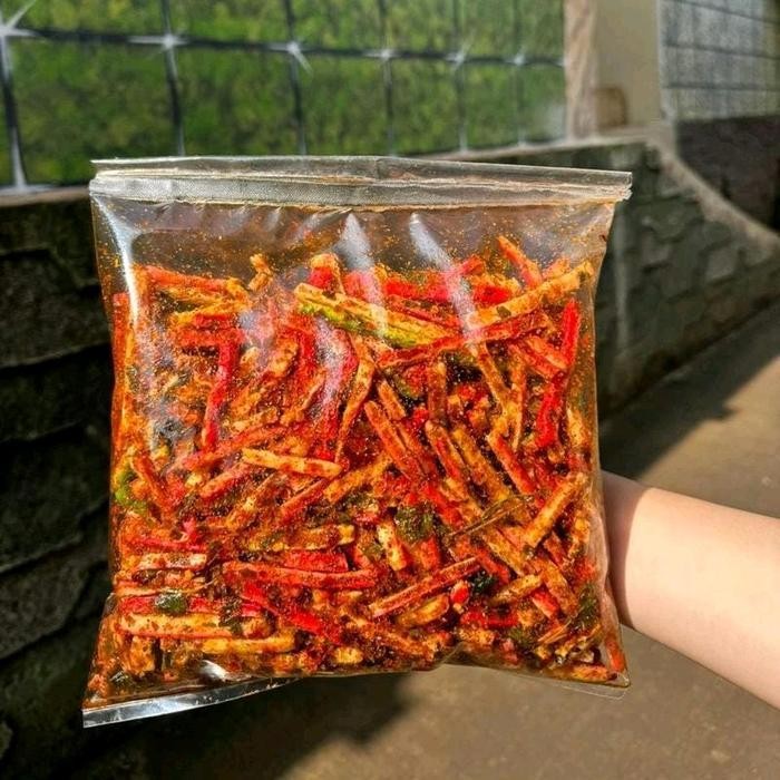 

FF 1KG Seblak Kerupuk AS Beton Seblak Jaat Seuhah Daun Jeruk Jago Ngemil Makanan Ringan Kering Camilan Kering Pedas Viral