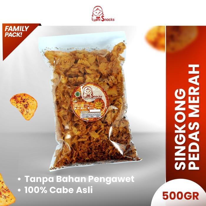 

FF Singkong Pedas Merah 500g (Family Pack)