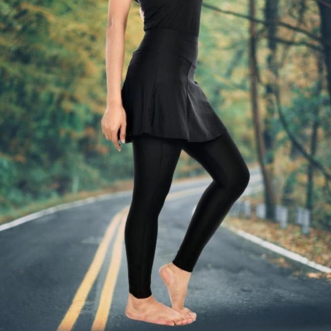 CELANA SEPEDA BALAP PANJANG ROK WANITA - CELANA SEPEDA KETAT PADDING BUSA ms