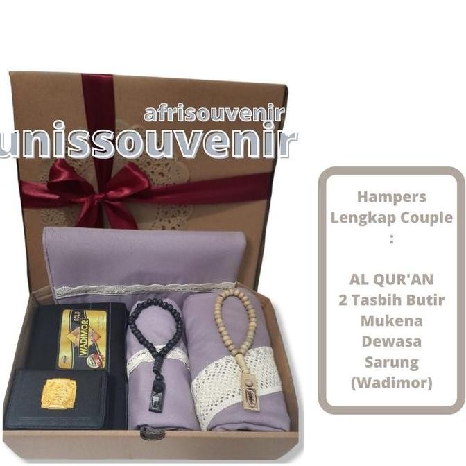Hampers Renda Couple Wedding Gift Muslim Mukena