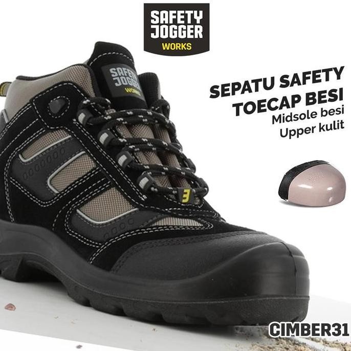 Sepatu Safety Jogger Works Climber31 S3 Sepatu Pekerja Sepatu Proyek Heavy Duty Metal Free Anti Paku