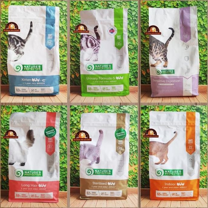 TERBARU - Dry Cat Food Natures Protection Kitten Adult Cat 2kg Urinary Indoor