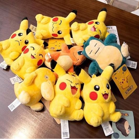 Stok Terbatas Boneka Keychain Pokemon Pikachu Bulbasaur Charmander Psyduck Takara Tomy