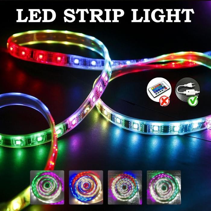 RS p plus (COD) Lampu LED Strip Hari Kemerdekaan 6 Warna Lampu Hias/Lampu hias bendara hari nasional
